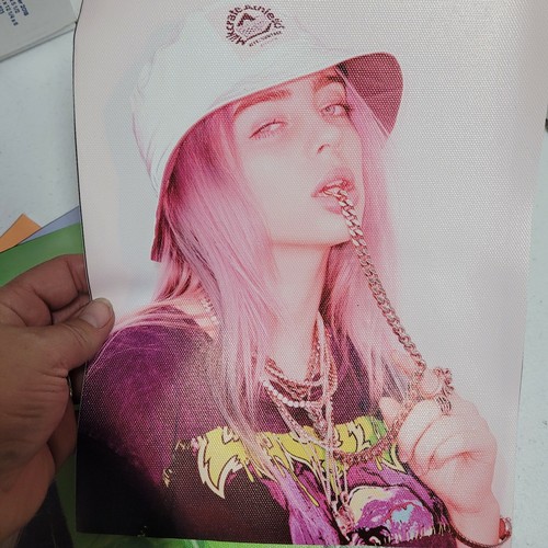 Billie Eilish Canvas Wall Art 8x10 Set Of 4 - Picture 2 of 5
