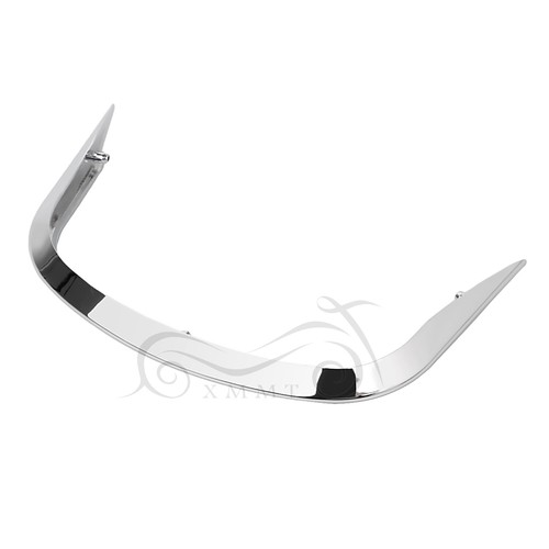 Motor Chrome Lower Front Fender Tip Trim For Harley Softail Deluxe FLSTN 2005-17 - Foto 3 di 13