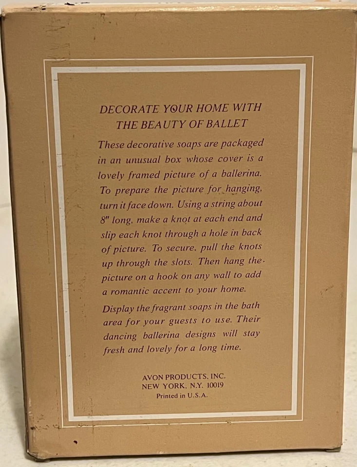 De colección Años 60 Avon Beauty In Motion Completo Original Raro Encontrar NUEVO STOCK ANTIGUO Foto 2 de 4
