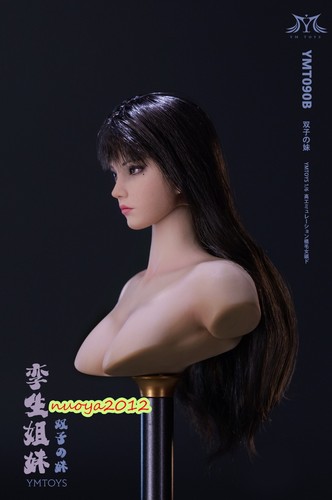 YMTOYS 1:6 Beauty Head Sculpt YMT090B Asian Twin Sisters For 12" TBL Female Body - Picture 6 of 6