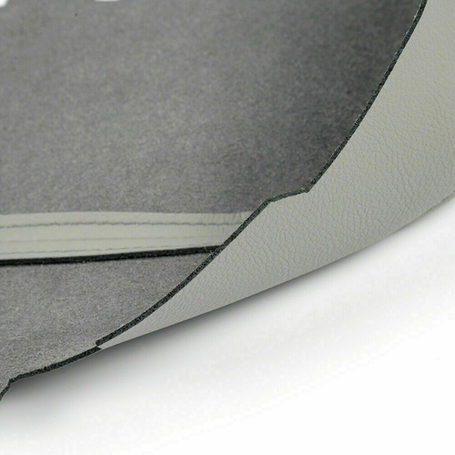 Fundas de reposabrazos de consola paneles de puerta delantera de cuero gris aptas para Honda Pilot 09-15 - Imagen 3 de 12