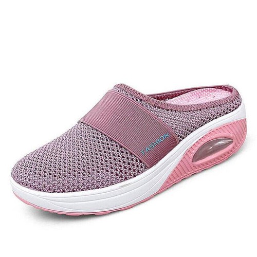 Women's Air Cushion Slip-on Walking Shoes Orthopedic Very Comfortable Walking - Picture 11 of 21