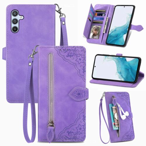 For Samsung A16 A15 A35 A55 A05S A14 A54 A13 Wallet Card Case Flip Leather Cover - Picture 15 of 58