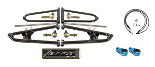 Yamaha YFZ 450 A Arms +2 +1 Chromoly Adjustable 04 05 Brake Lines Clamps Alba - Picture 1 of 7