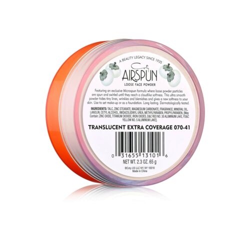 Loose Face Powder Translucent Extra Coverage Setting Makeup Long Lasting 2 Pack - Picture 3 of 8