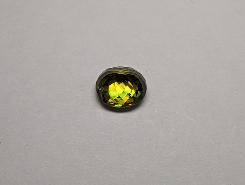 NATURAL AFGHANISTAN CHROME GREEN SPHENE/TITANITE 2.75ct OVAL CUT IF AAA - Picture 13 of 24