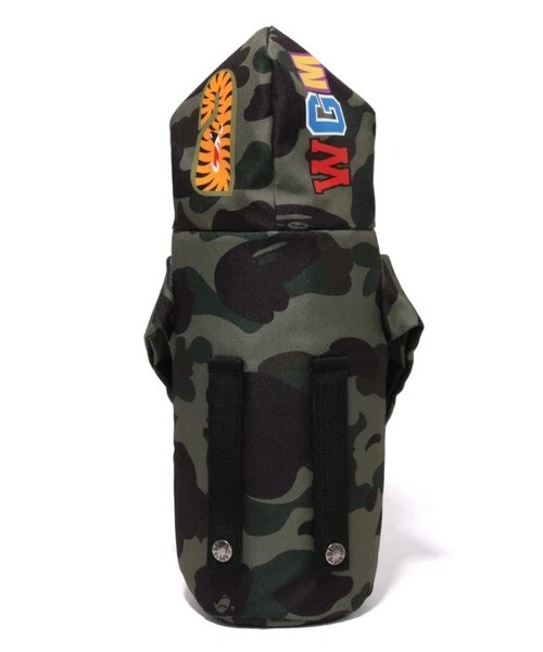 A BATHING APE (BAPE) A BATHING APE BAPE CAMO SHARK FELPA CON CAPPUCCIO MULTI CUSTODIA M