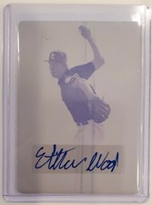 2020 Leaf PG National Showcase Magenta Plate Ethan Wood Autograph RC 1/1 Auto
