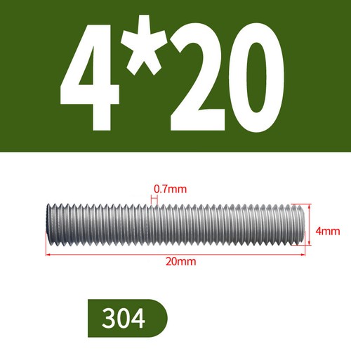 Gewindestange Gewindebolzen A2 Edelstahl V2A DIN 976 M3 Bis M20 Länge 16 - 300mm - Bild 36 von 258