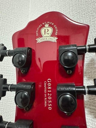 B.C.Rich Mockingbird ST Dark Red-Purple Used Electric Guitar Shipping From Japan - Picture 9 of 14