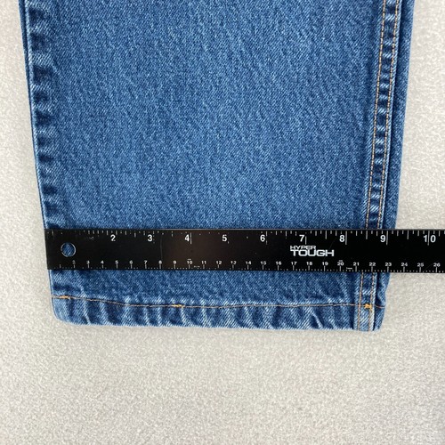 Vintage Levi's 517 Jeans Mens 36x27 Low Rise Bootcut Blue Denim Western 2002 USA - Picture 9 of 12