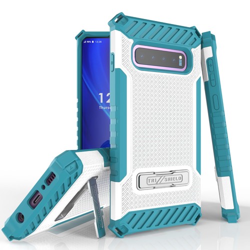 For Samsung Galaxy S10, S10 Plus Hybrid Rugged Kickstand Protector Case Cover - Picture 2 of 5