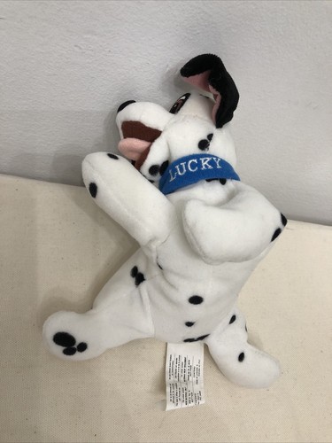 Vintage The Disney Store Sound Lucky The Dalmatian Bean Bag BATTERY HAS DIED - Picture 6 of 8