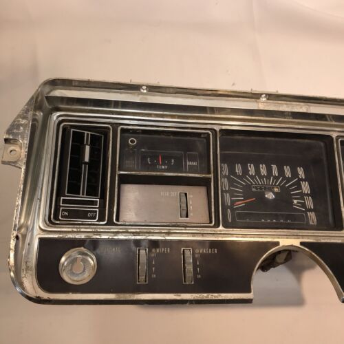 1969 1970 Buick Gauge Instrument Cluster Speedometer Speed Alert Trip Meter OEM - Picture 9 of 22