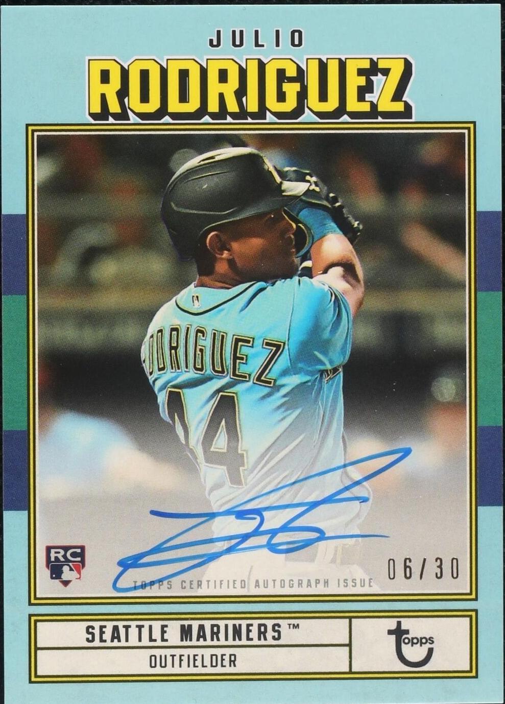 Topps Gold Label 2022 フリオロドリゲス PSA9 2022 Topps Gold Label - Julio Rodriguez #FA-JRO for sale | eBay