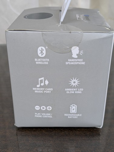 iLive ISB08B Wireless Bluetooth Speaker, LED Glow Ring 5i-1 - Picture 4 of 6