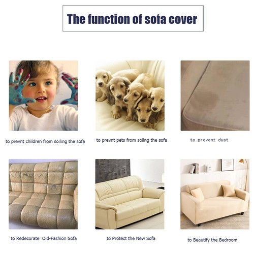 2 /3 /4 Sofa Cover Seater Couch Lounge Protector Slipcovers Green Stretch Covers - Picture 4 of 11