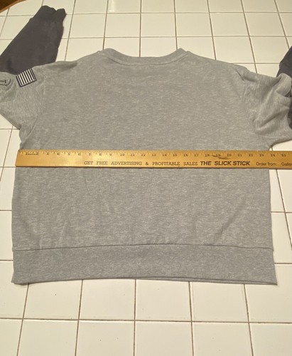 Texas Longhorns OHT Colosseum Grey Crew Neck Sweatshirt Women's Medium NWT! - Picture 4 of 5