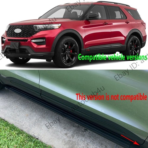 4pcs Door Side Body Molding Cover Trim For Ford New Explorer 2020-2026 Chrome - Picture 2 of 14