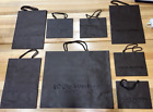 Louis Vuitton Store Shopping Bag Lot of 9 Brown Paper Bags with Cord Top Handles