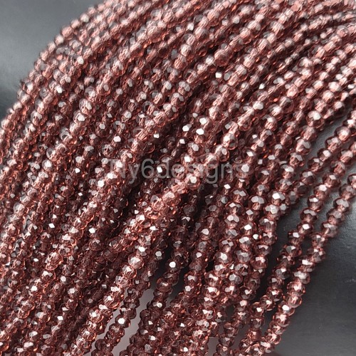 Hochwertige 2 mm Kristall Facettiert Rondelle Zwischenring Perlen 12 Zoll Zum Selbermachen Bastelbedarf - Bild 18 von 25