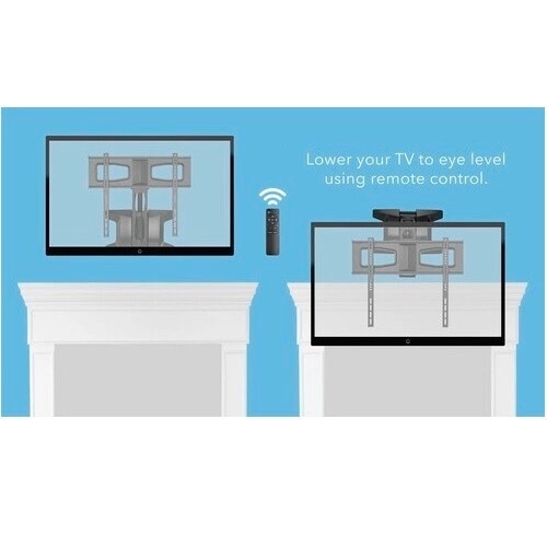 Motorized TV Mount For 37-70" Screens -with Remote | Electric Fireplace TV Mount - Picture 3 of 9