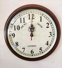 Vintage Style Wall Clock Handmade Antique Wooden for Home & Office Decor 12"