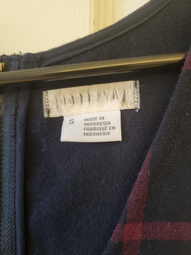 Cooperative Buffalo Check Jumper Dress Size S Red Black Lined Academia - Picture 2 of 11