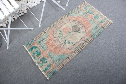 Moroccan Rugs, Oushak Rug, Vintage Rug, Turkish Rug, 1.8x3.4 ft Small Rug - Bild 3 von 10