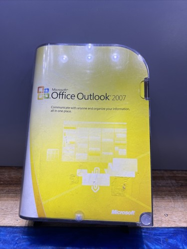 Microsoft MS Office Outlook 2007 Full Retail Box Original Owner - Never Used