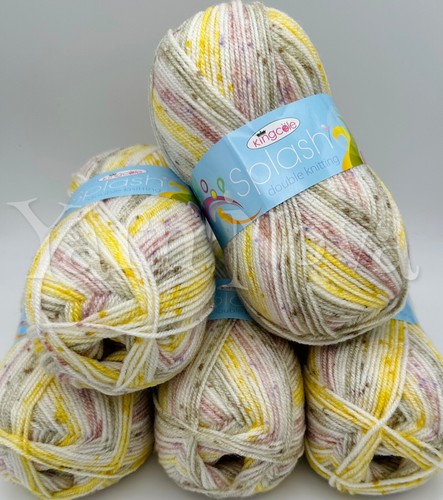 King Cole Baby Splash DK Double Knitting Crochet Yarn Wool - 5x100g Balls - 3426 - Picture 11 of 11