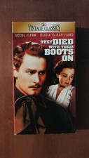 They Died With Their Boots On (VHS, 1997)  Errol Flynn