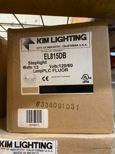 Kim Lighting EL815DB 120V Aluminum Round Step Light, 13W Fluorescent, Dk Bronze - Picture 2 of 2