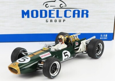 Brabham BT20 #5 Jack Brabham 2nd Mexico GP 1966 1:18 Scale Model 