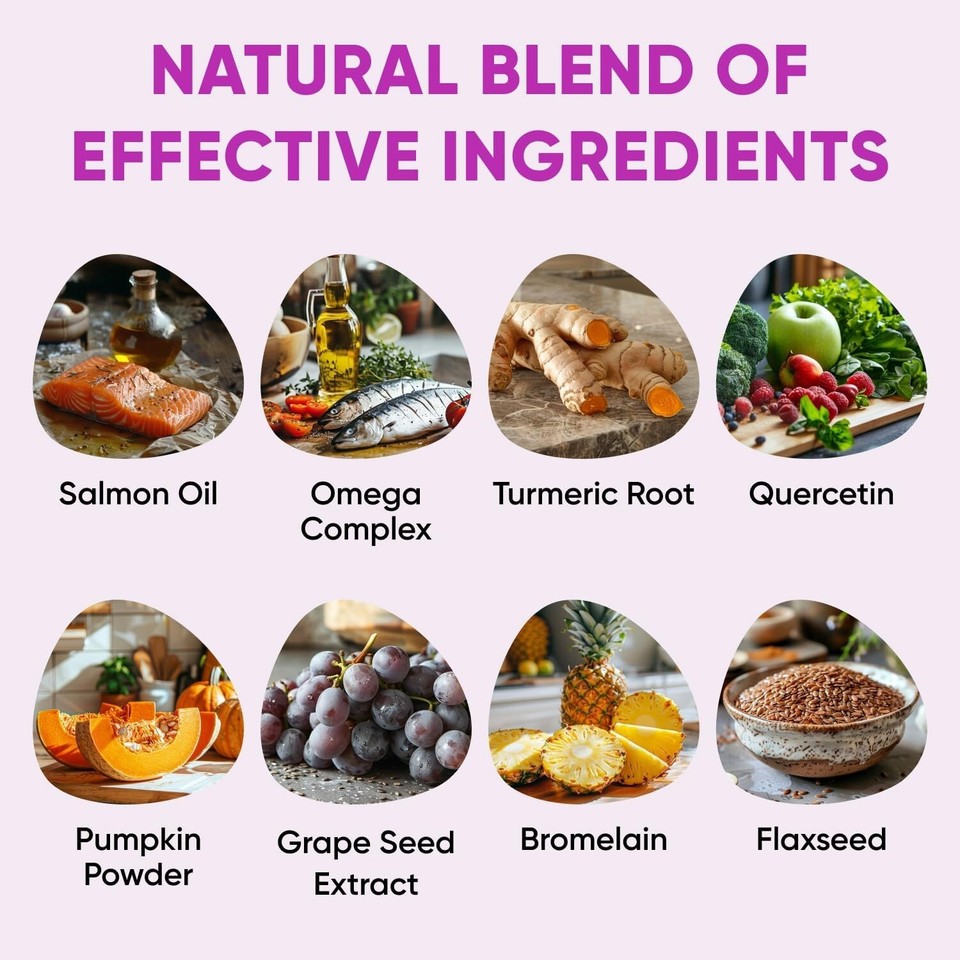 Dog Allergy Relief Chews for Itchy Skin Shedding Licking Paws Hot