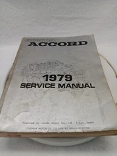 Honda Accord CVCC 1979 OEM Manufacturer's Mechanic's Service Manual 6167102
