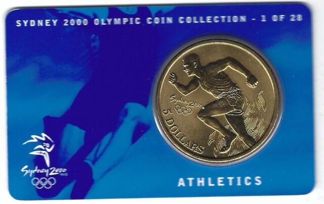 Sydney 2000 Olympic Coin Collection - Athletics - 5 Dollar Australia 1 of 28 Sydney 2000 Olympic Coin Collection - Athletics - 5 Dollar Australia 1 of 28