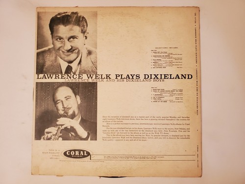Lawrence Welk - Lawrence Welk Plays Dixieland (Vinyl Record LP) - Picture 2 of 2