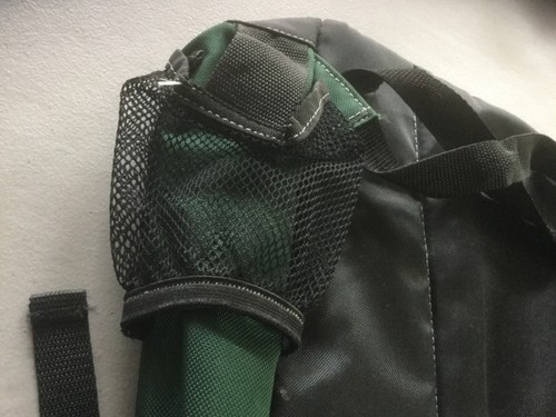 Used High Sierra Adult Backpack. Black, green. - Picture 5 of 7