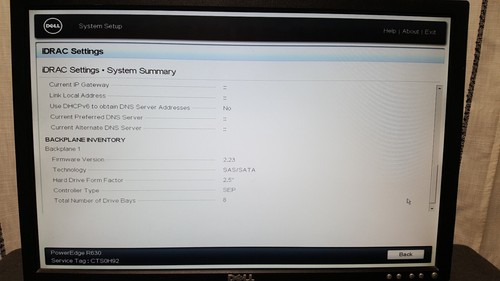 DELL SERVER PowerEdge R630 - E5-2623 V3 - 3,00 GHz - 16GB RAM - TAG CTS0H92 - Bild 11 von 22