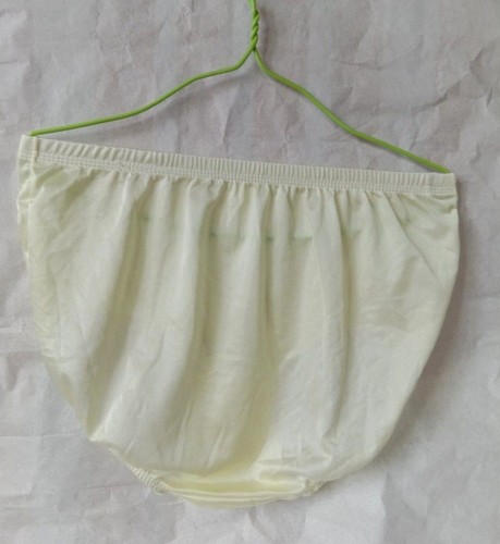 x6 Damen Vintage Höschen Nylon transparent Hi Slip Oma Unterhose Schlüpfer Größe XL - Bild 9 von 11