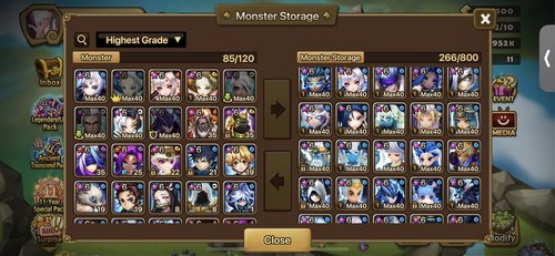 Summoners War Global Account P2/c1 Ragdoll Triple Ld5 Op Runes - Picture 12 of 21