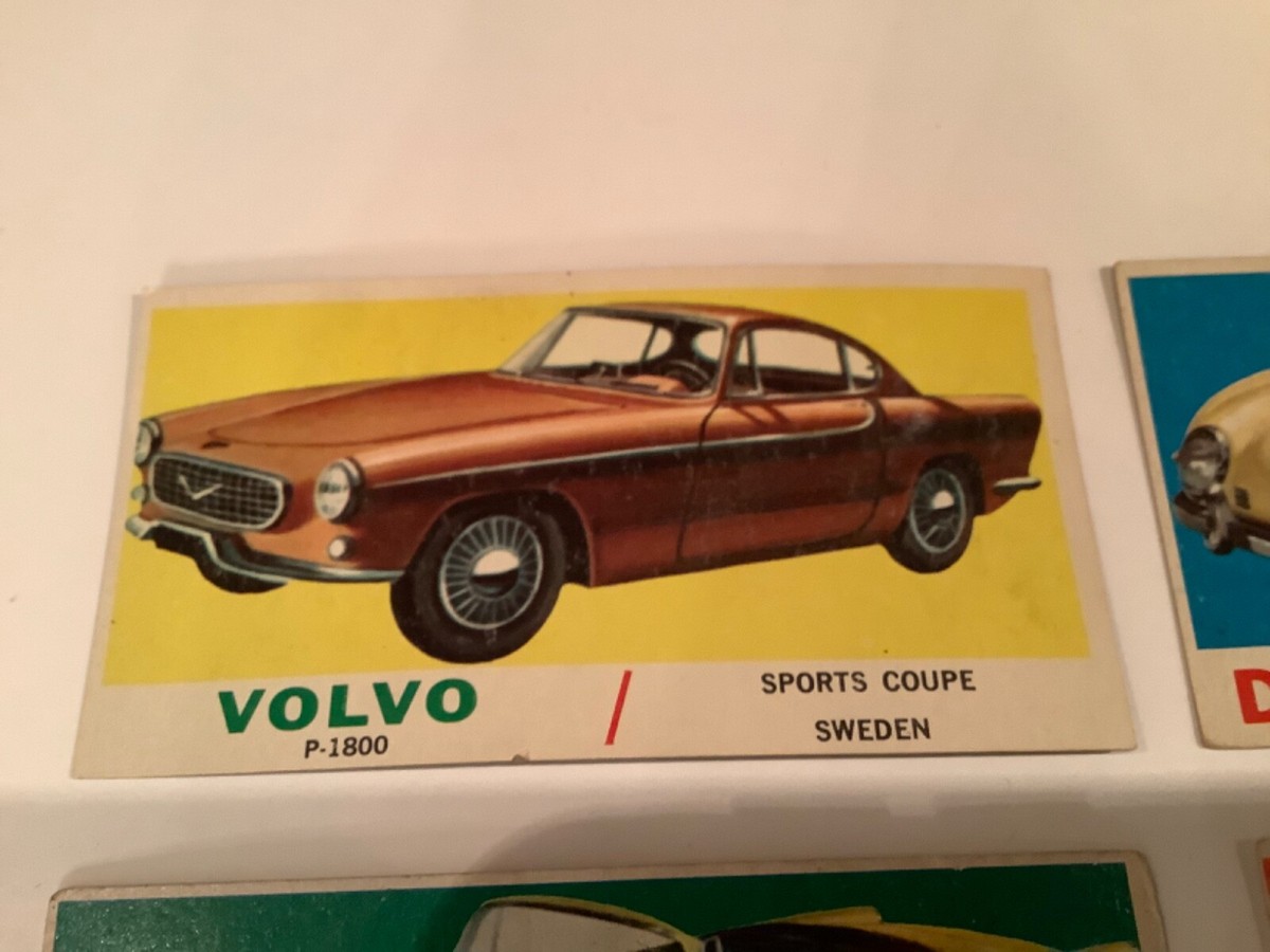 Vintage 1950-60s Topps Sports Cars Cards - Denzel Renault