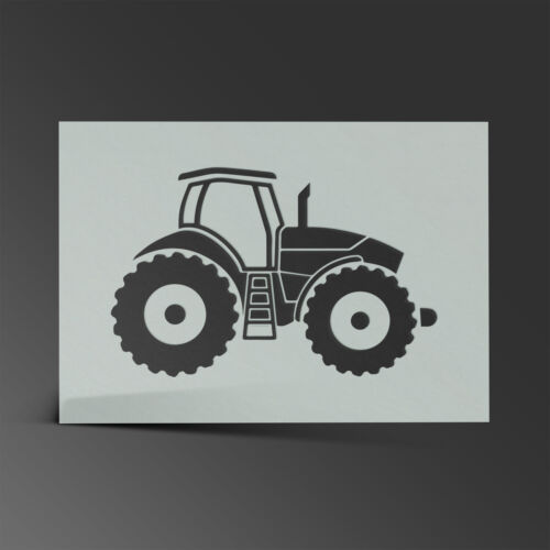 Tractor Stencil Farming Mylar Sheet Painting Wall Art Kid Bedroom 190 Micron - Picture 6 of 9