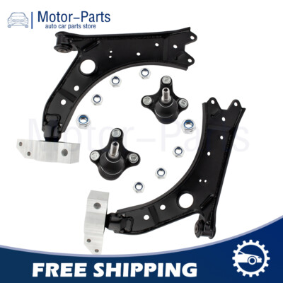 2xFront Lower Control Arms w/Ball Joints for 2005-2013 Audi A3 VW Jetta