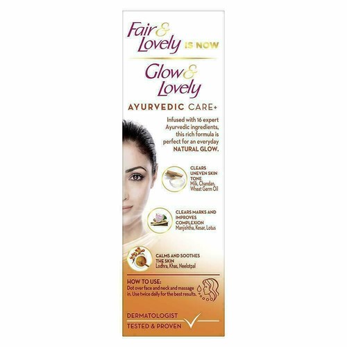 GLOW & LOVELY AYURVEDIC CARE - Face Cream 50g - India - Picture 3 of 8