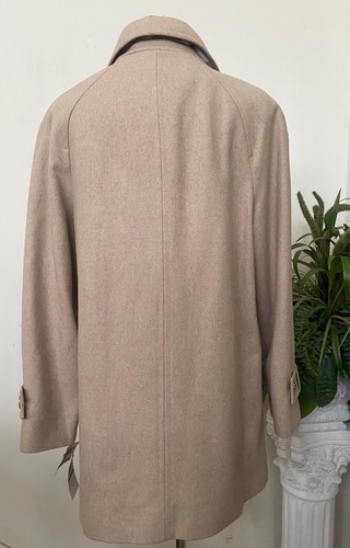 NWT London Fog Women’s Oatmeal Heather Wool Blend Peacoat Size L,  $225 - Picture 4 of 7