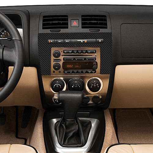 Glossy Carbon Fiber Radio Control Panel Frame Cover Trim For Hummer H3 2006-2010 - Imagen 10 de 15