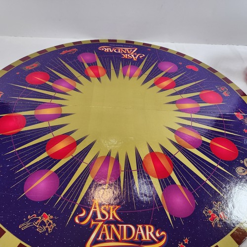 1992 MB Ask Zandar Fortune Telling Board Game Working 100% Complete w/Box VTG - Picture 4 of 5
