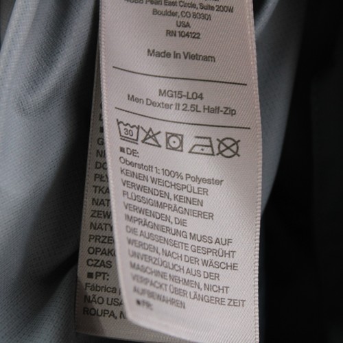KJUS NWT 100% Polyester Dexter II 2.5L Half-Zip Jacket Size 58 (3XL US) In Blue - Picture 10 of 16